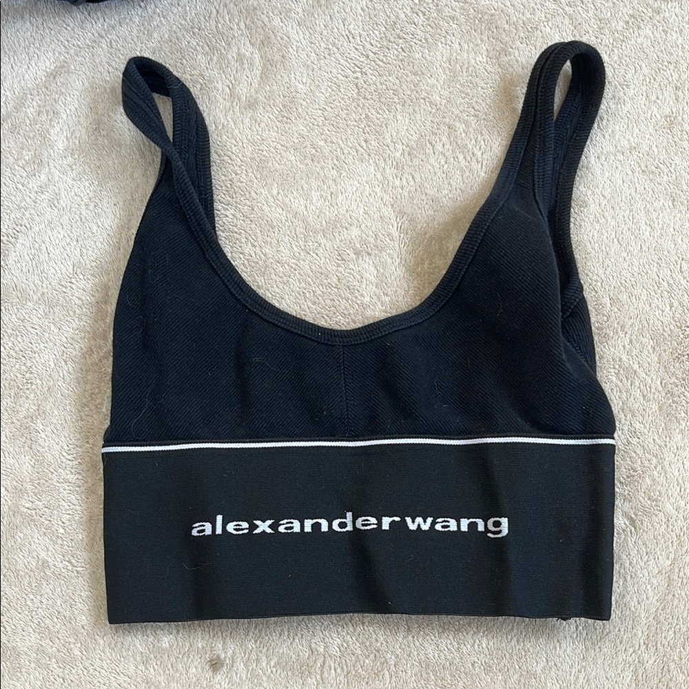 Alexander Wang Black crop Top